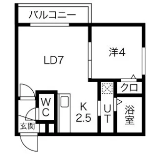 Plan Doll(プランドール)【2階】の間取り
