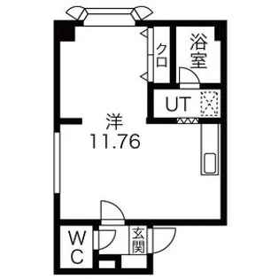 パレス東札幌【5階】の間取り