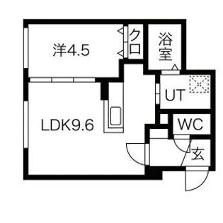PATIO豊平(パティオ豊平)【3階】の間取り