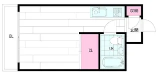 プレジール清田【107号室】の間取り