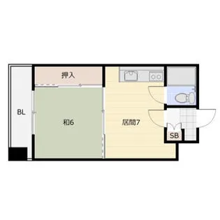 ノースピア菊水【305号室】の間取り