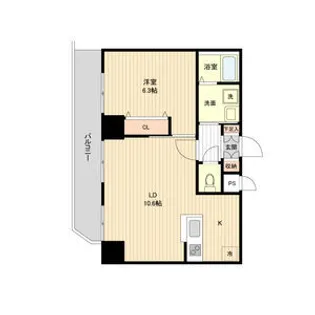 LA DOUCEUR豊平1条【1008号室】の間取り