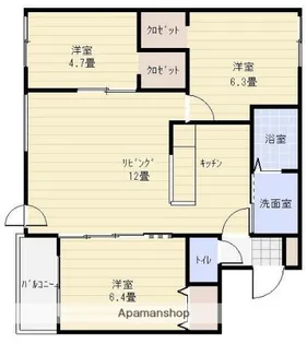 TONY VILLAGE KYOEI【1階】の間取り