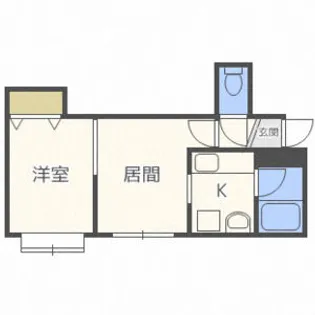 STコート東札幌【201号室】の間取り