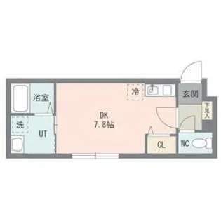 COFFRET(コフレ)東札幌23【405号室】の間取り