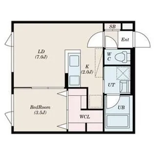 SーRESIDENCE厚別南【4階】の間取り