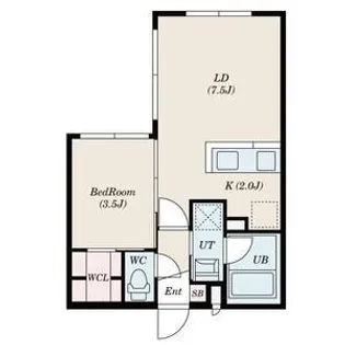 SーRESIDENCE厚別南【2階】の間取り