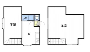 ルーブル菊水【101号室】の間取り