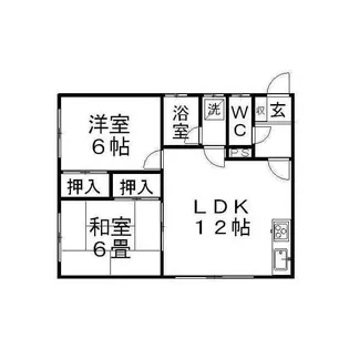 コーポ松本1【203号室】の間取り