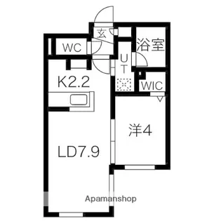 北海道札幌市白石区本通3丁目南【マンション】の間取り
