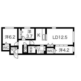 アルファスクエア南郷丘公園【1階】の間取り