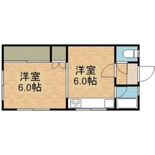 MSコーポ(エムズコーポ)【201号室】の間取り