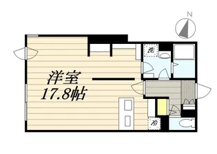 ピオネロ月寒【303号室】の間取り