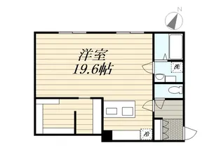 ピオネロ月寒【305号室】の間取り