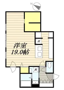 ピオネロ月寒【306号室】の間取り