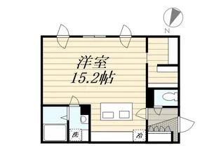 ピオネロ月寒【510号室】の間取り