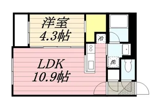 ラ・シュエットドルチェ【4階】の間取り