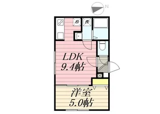 1LDKの間取り画像