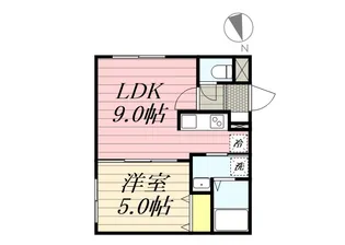 FOREST PARK 南郷13【402号室】の間取り