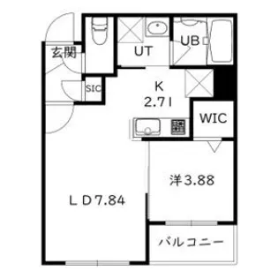 ウェルズビレッジ【4階】の間取り