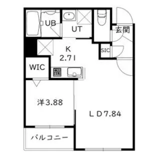 ウェルズビレッジ【4階】の間取り