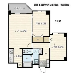 PARTIRE東札幌(パルティーレ東札幌)【8階】の間取り