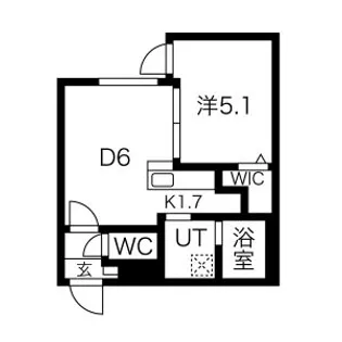 ラグジースペース南郷【3階】の間取り