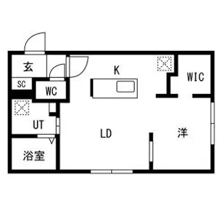 GRACE学園前【403号室】の間取り