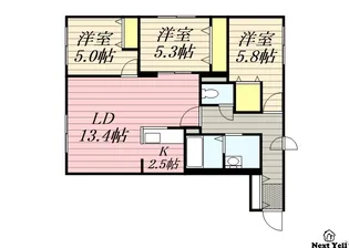 SILENT HILLS【105号室】の間取り