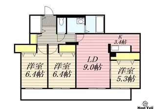 SILENT HILLS【4階】の間取り