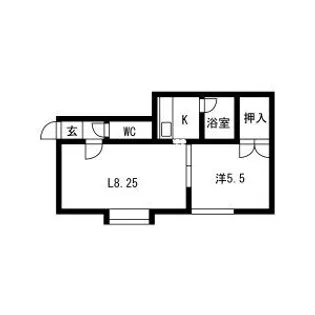北郷エスパルス【105号室】の間取り