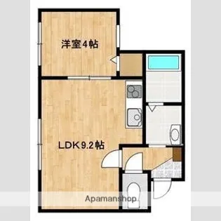 LIEN F・VILLAGE【4階】の間取り