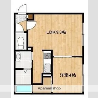 LIEN F・VILLAGE【401号室】の間取り