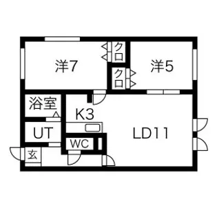 エリザベート菊水【2階】の間取り