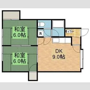 グランドパークマンション【202号室号室】の間取り