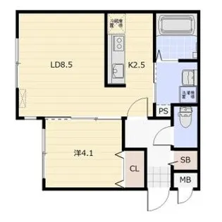 BELLE MAISON GRACE(ベルメゾングラース)【3階】の間取り