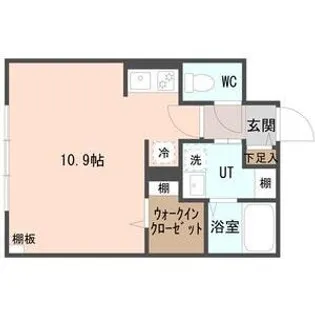 COFFRET(コフレ)平和通6【2階】の間取り