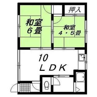 ロード13【201号室】の間取り