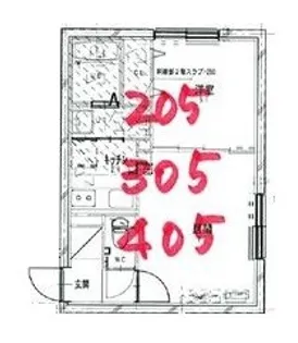 NOVEL北広島【405号室】の間取り