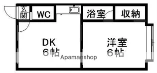 スリーマンション【203号室】の間取り