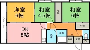 第2ハイム清水【302号室】の間取り