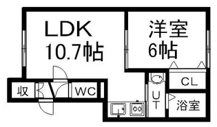 ブランドバーグ1ST【303号室】の間取り