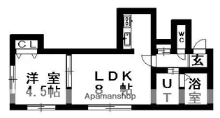 メゾンドJUN【203号室】の間取り