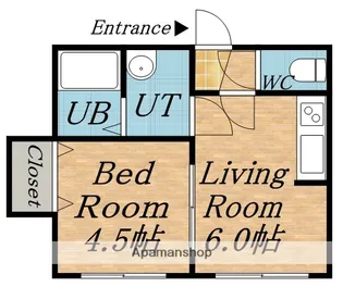 プレシャス【101号室】の間取り