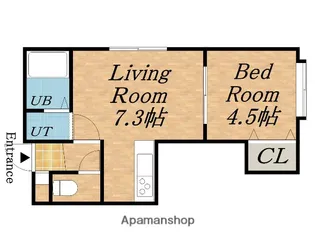 エルメスロード【2階】の間取り