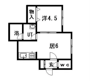 ファーストステージ【106号室】の間取り
