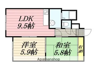岩泉ビル【301号室】の間取り