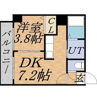 サンウッド札幌医大前【10階】の間取り