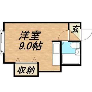 グレイシャス幌彩【0306号室】の間取り