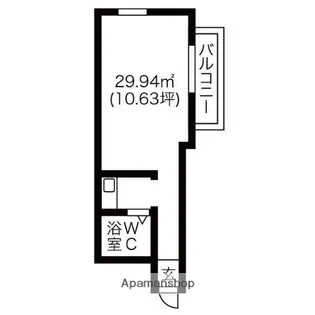ファミール西15【303号室】の間取り